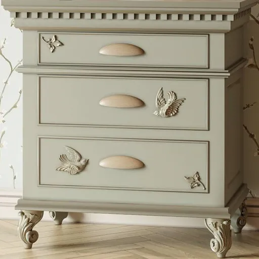 oak decorative carved furniture leg 